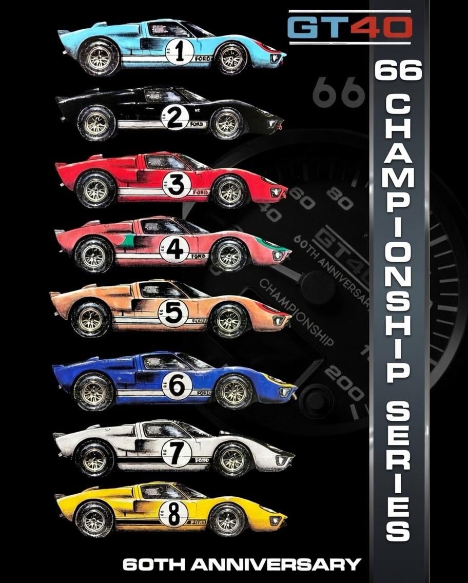 Limited Editon GT40 Sports Car Championship Season Series Launches in Celebration of Dominant 1966 Season